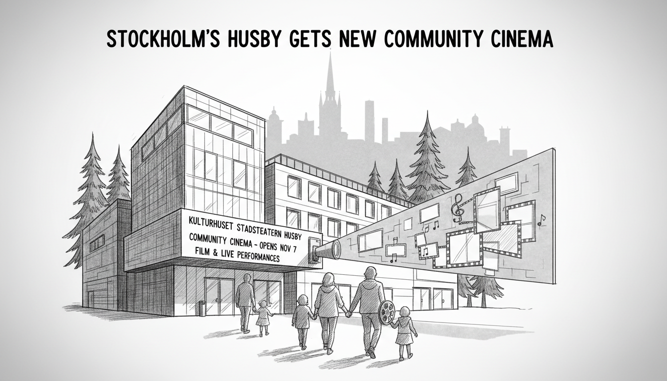 Stockholm's Husby District Gets New Community Cinema