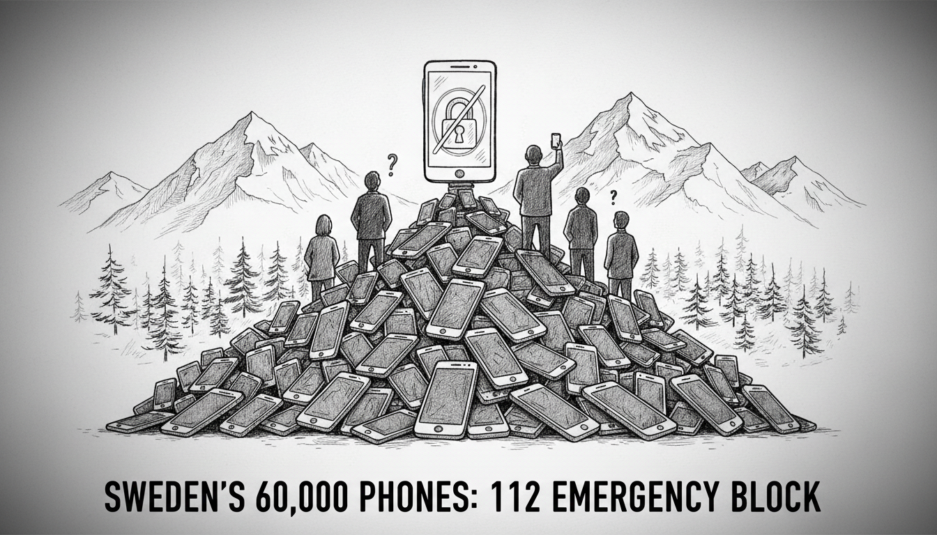 Sweden's 60,000 Phones Face 112 Emergency Block