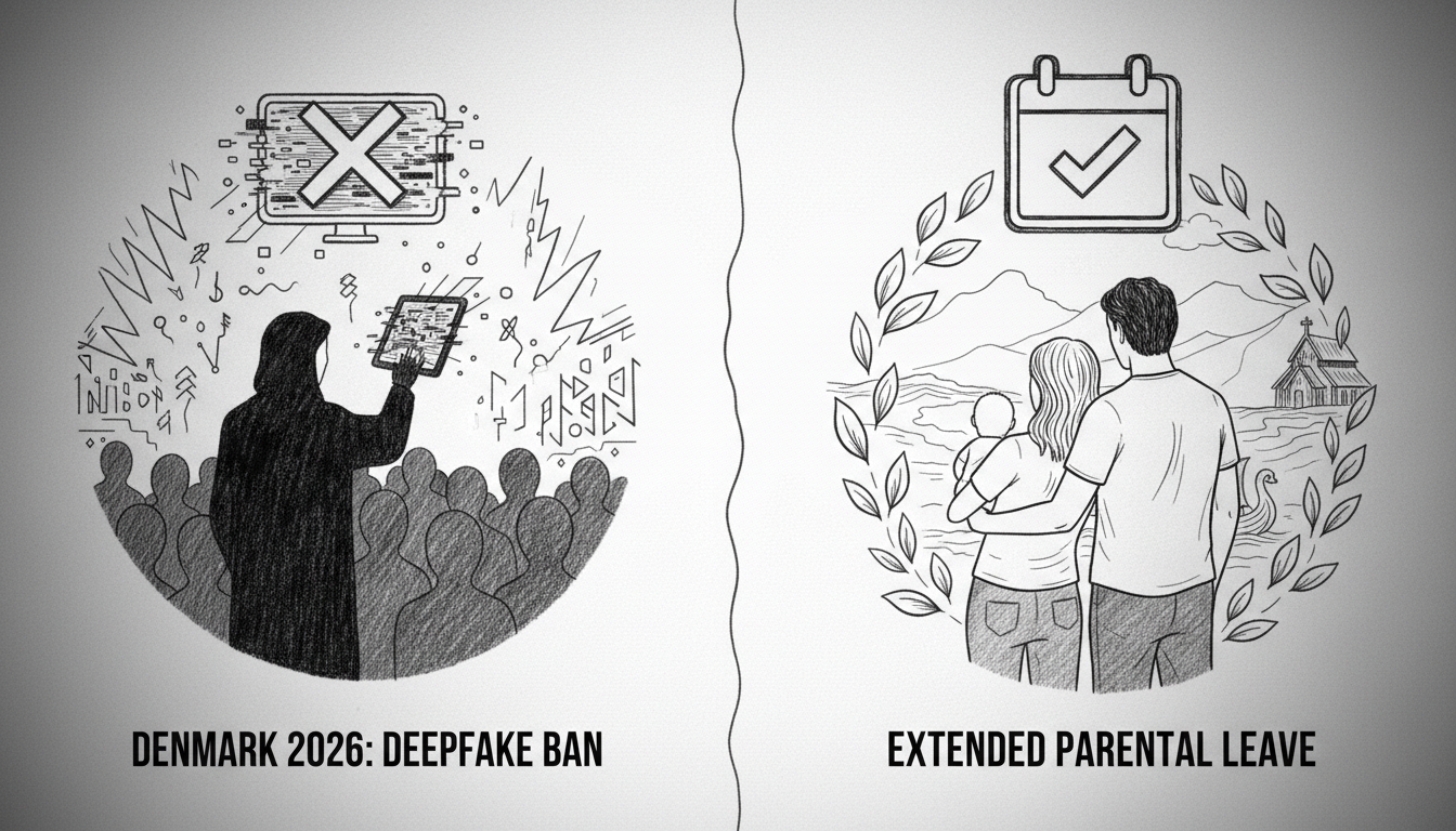 Denmark's 2026 Laws: Deepfake Ban, Parental Leave