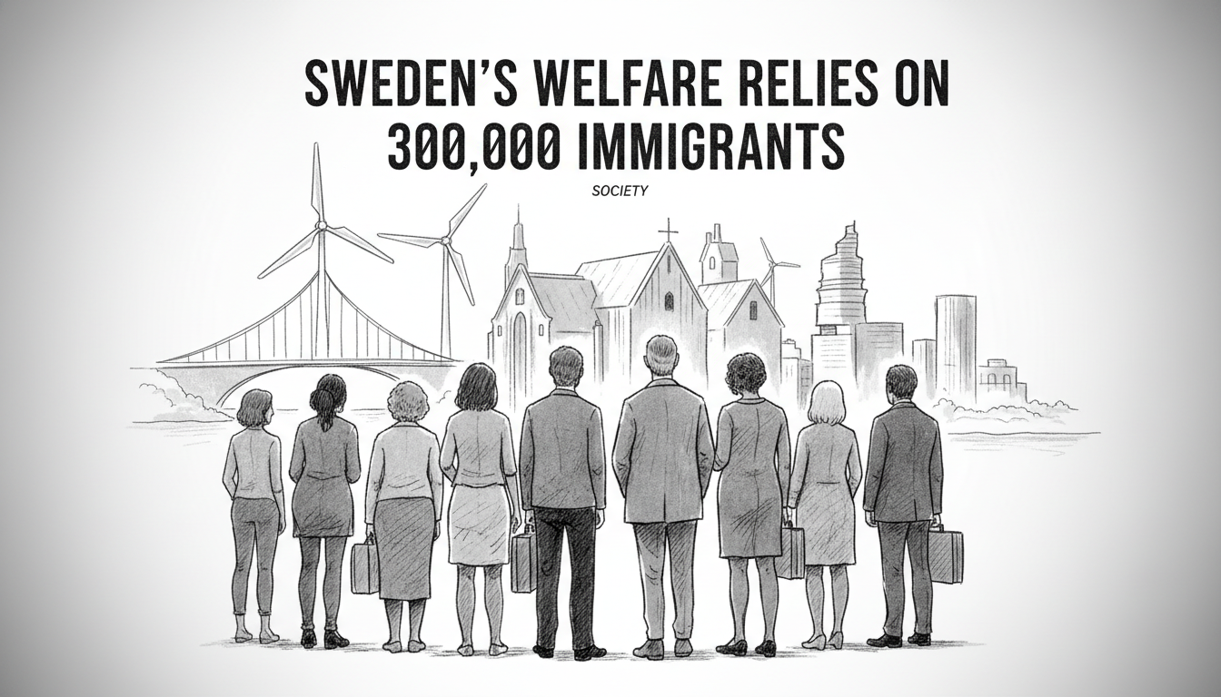 Sweden's Welfare Relies on 300,000 Immigrants