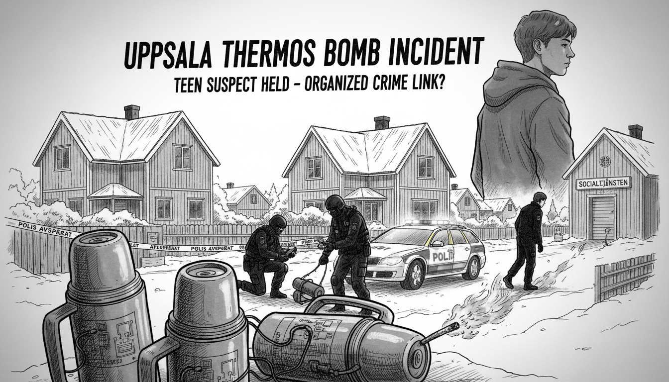 Police Investigate Teen Suspect in Uppsala Thermos Bomb Incident