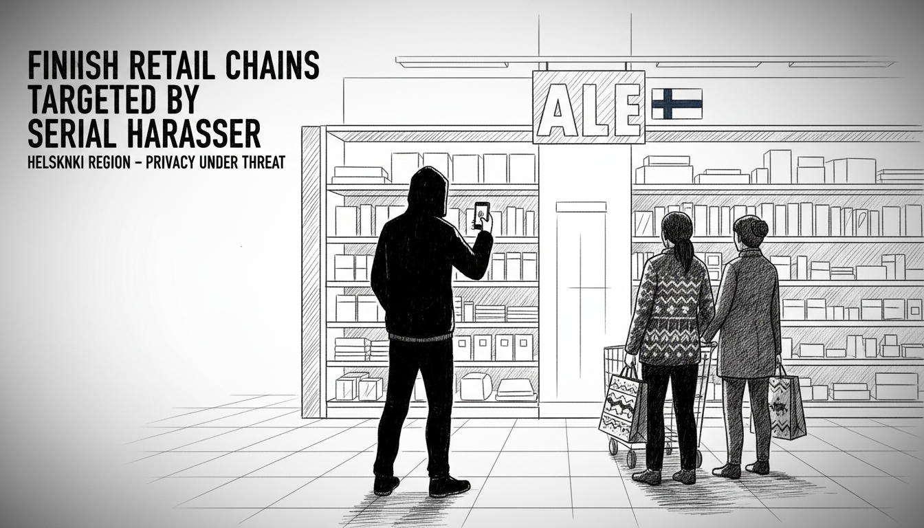 Finnish Retail Chains Targeted by Serial Harasser in Helsinki Region