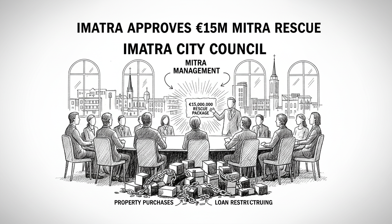 Imatra City Council Approves €15 Million Rescue Package for Mitra Management
