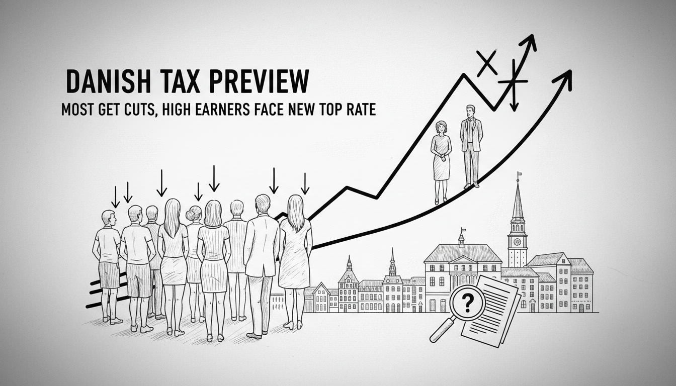Danish Tax Preview Released: Most Get Cuts But High Earners Face New Top Rate
