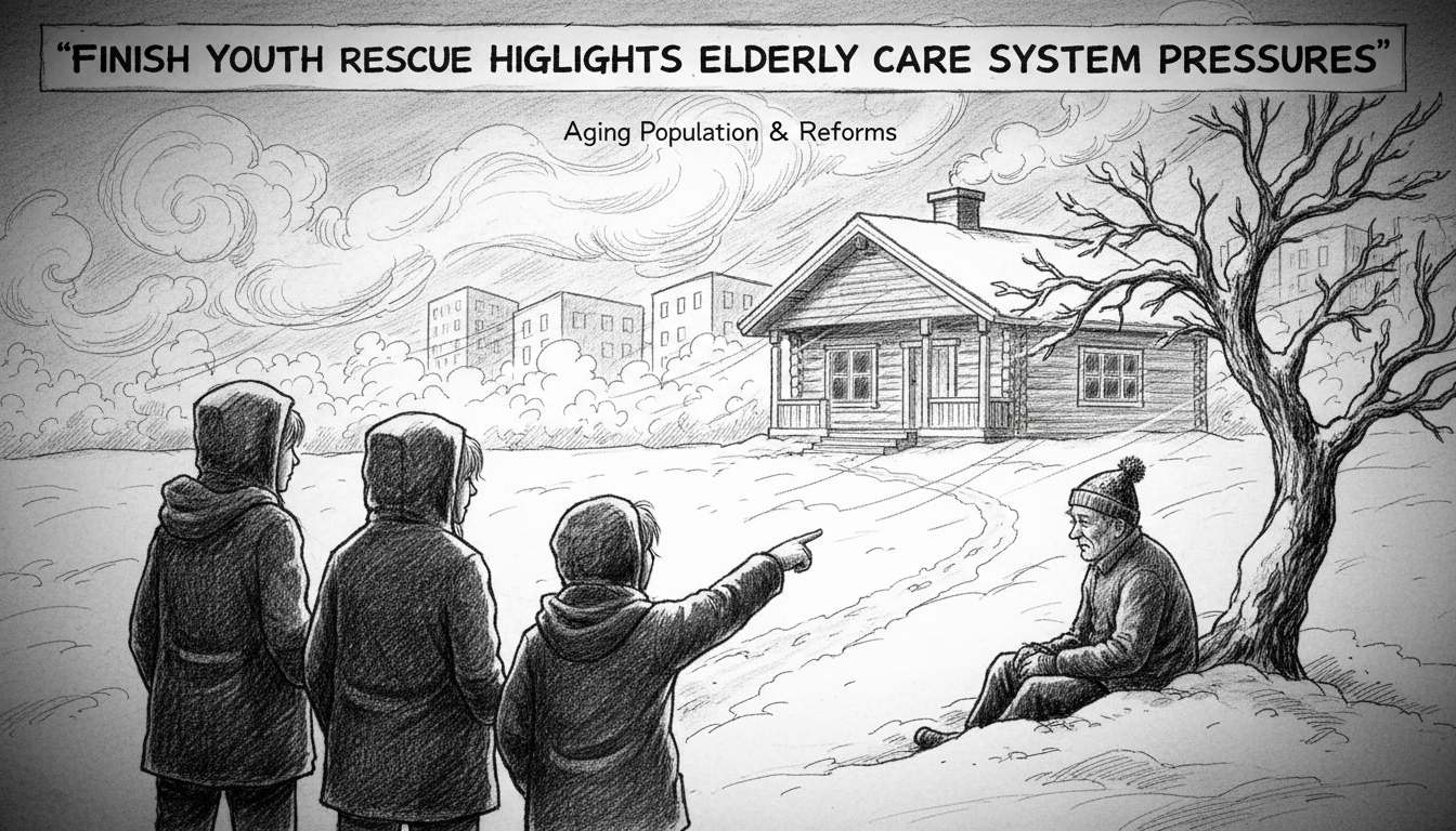 Finnish Youth Rescue Highlights Elderly Care System Pressures