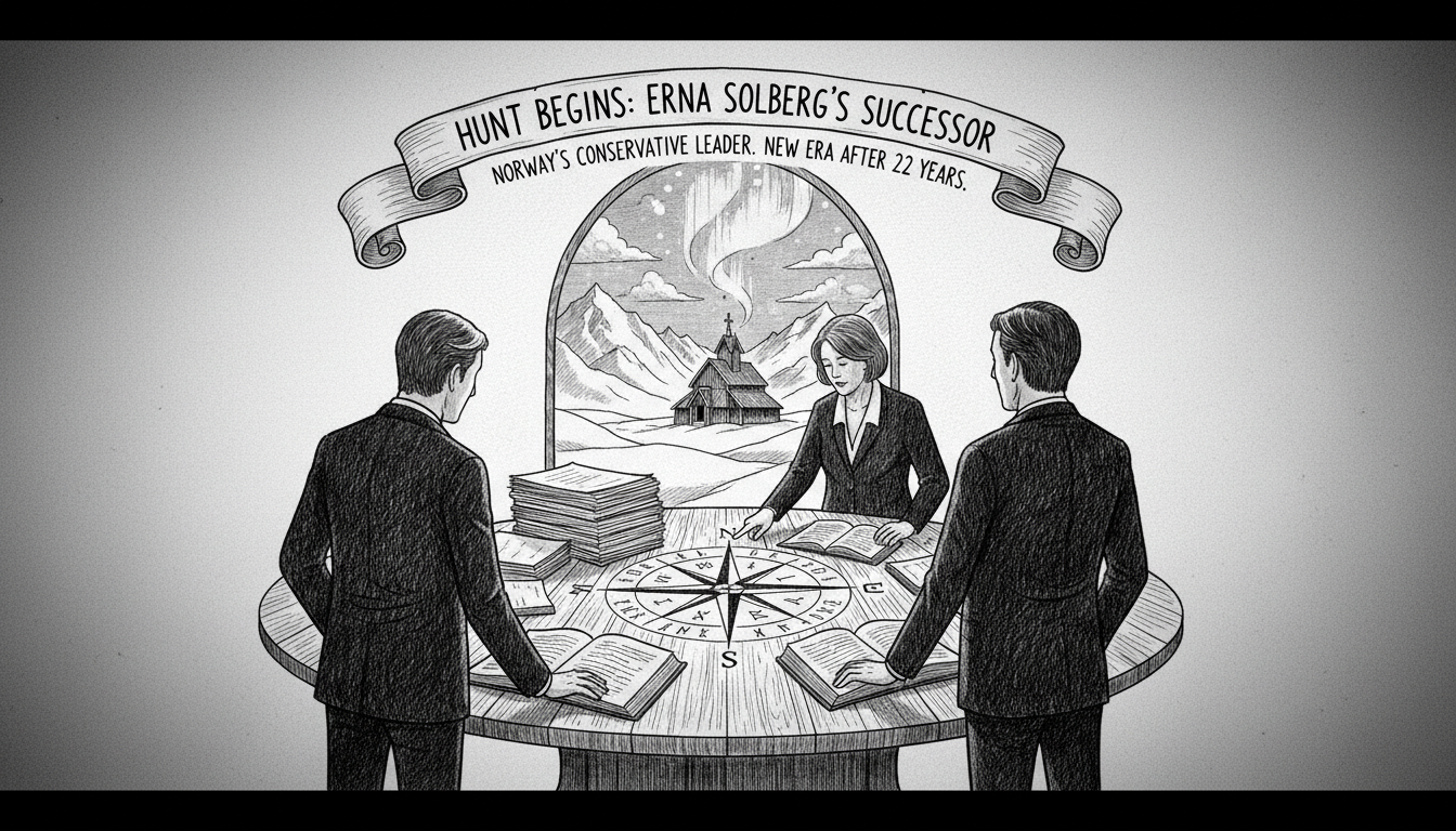 Hunt Begins for Erna Solberg's Successor as Conservative Leader