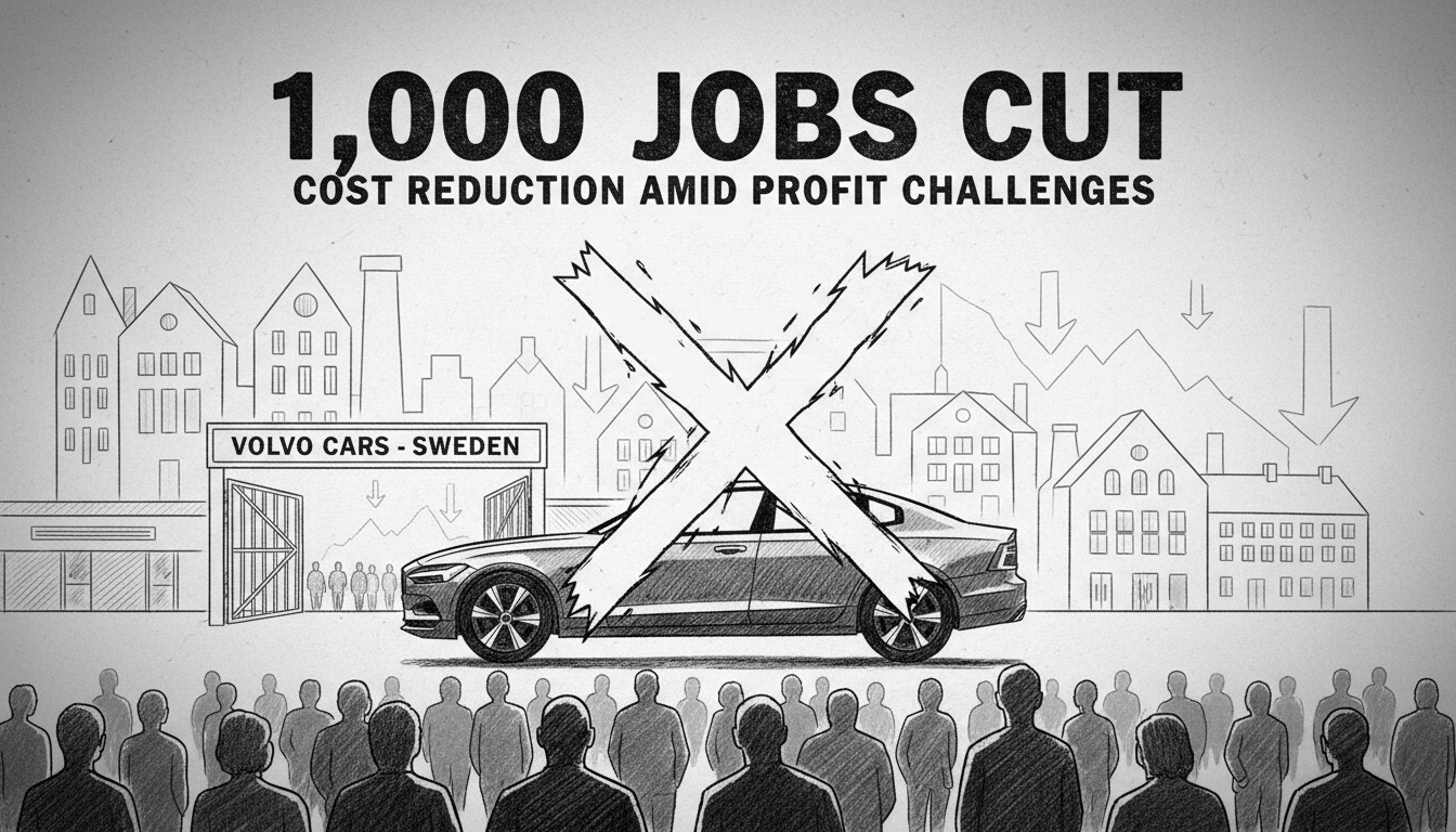 Volvo Cars Cuts 1,000 Jobs in Sweden Amid Cost Reduction Plan