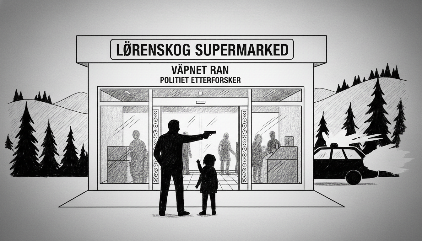 Armed Robbery at Lørenskog Supermarket