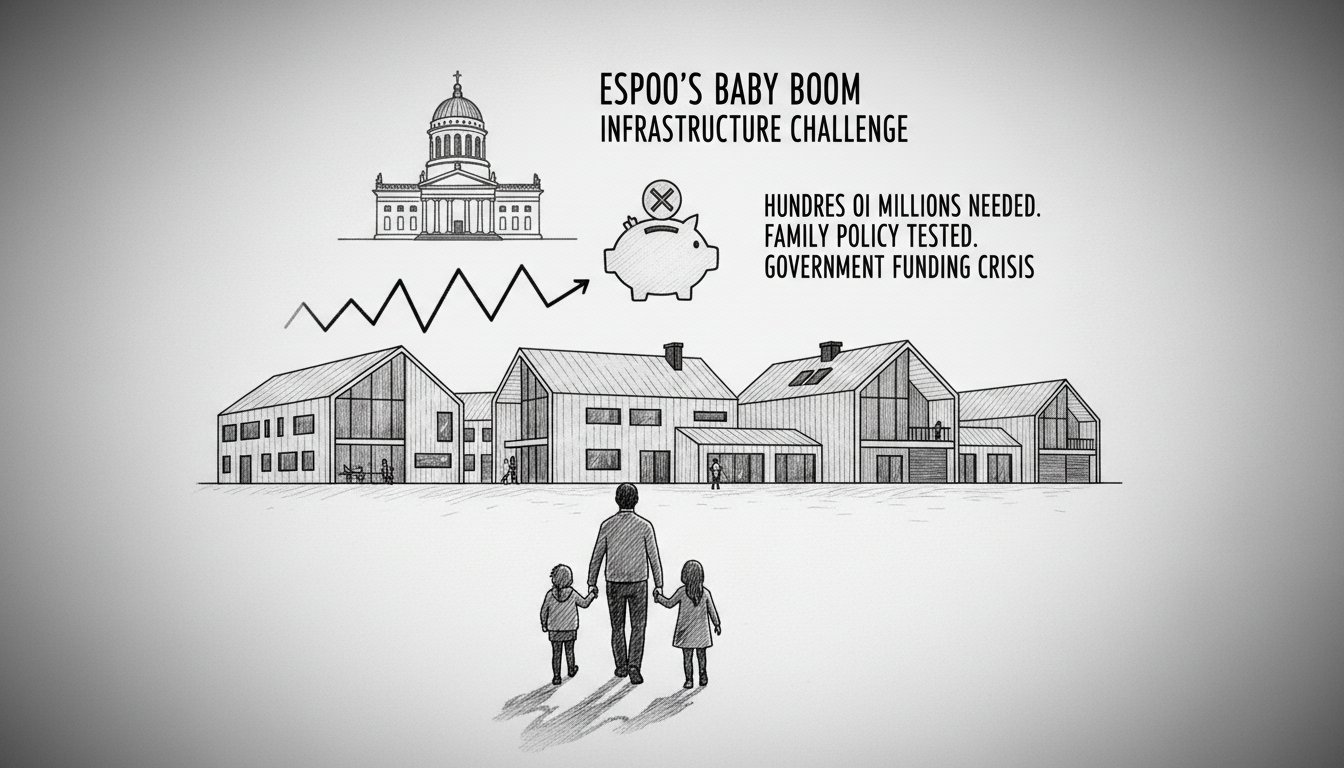 Espoo's Baby Boom Creates Major Infrastructure Challenge for Finnish Government