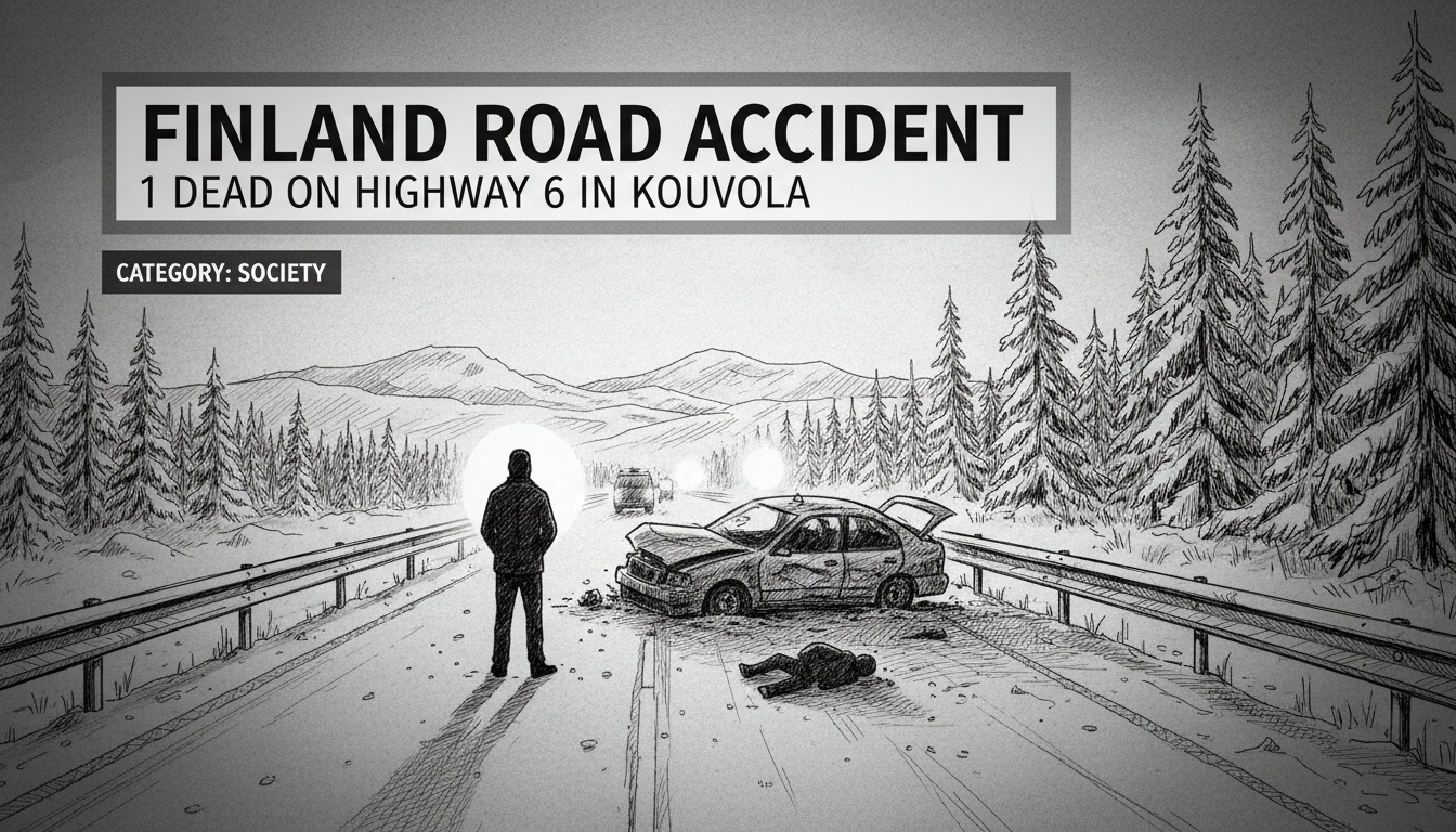 Finland Road Accident: 1 Dead on Highway 6 in Kouvola