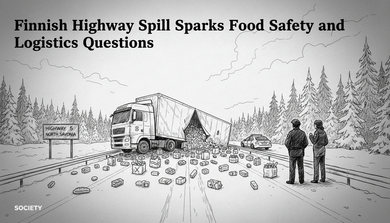 Finnish Highway Spill Sparks Food Safety and Logistics Questions