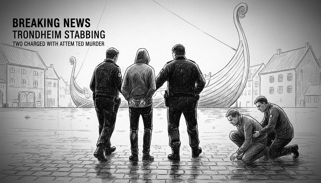 Two Charged with Attempted Murder in Trondheim Stabbing
