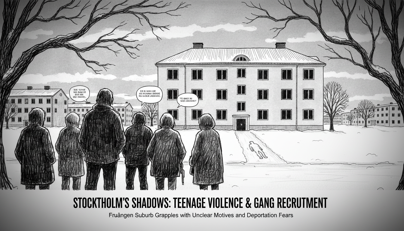 Teenage Shooting in Stockholm Suburb Raises Questions About Gang Recruitment
