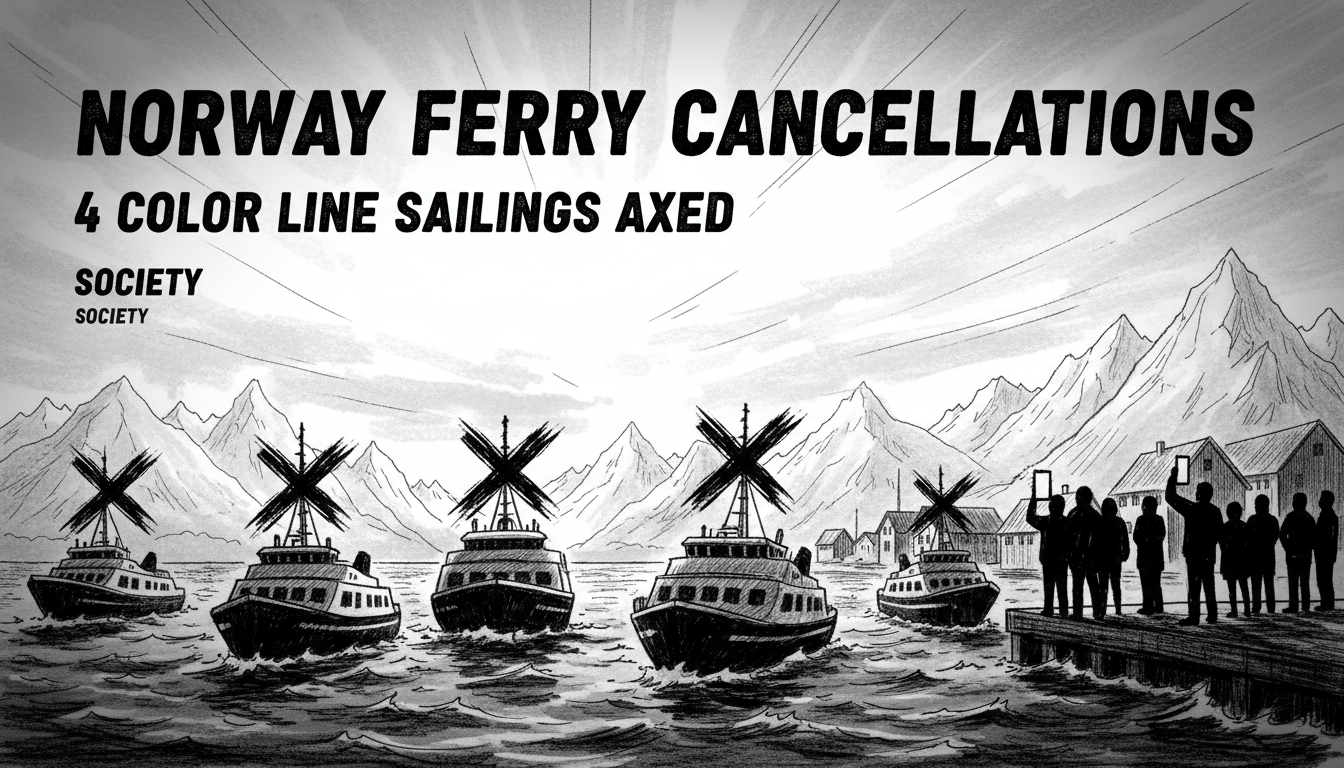 Norway Ferry Cancellations: 4 Color Line Sailings Axed