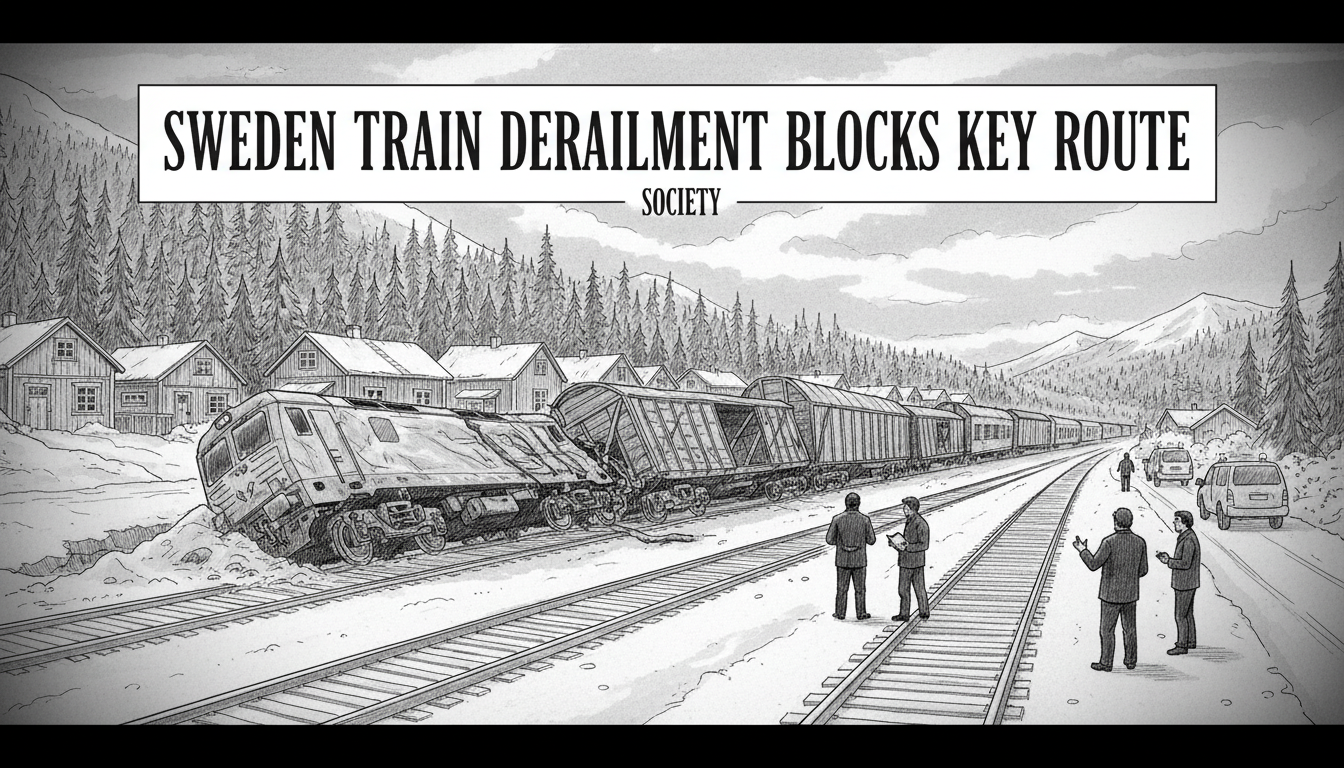 Sweden Train Derailment Blocks Key Route