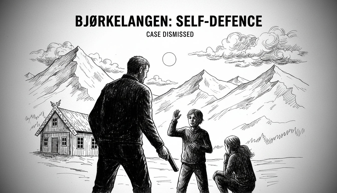 Bjørkelangen Killing Case Dismissed After Self-Defense Investigation