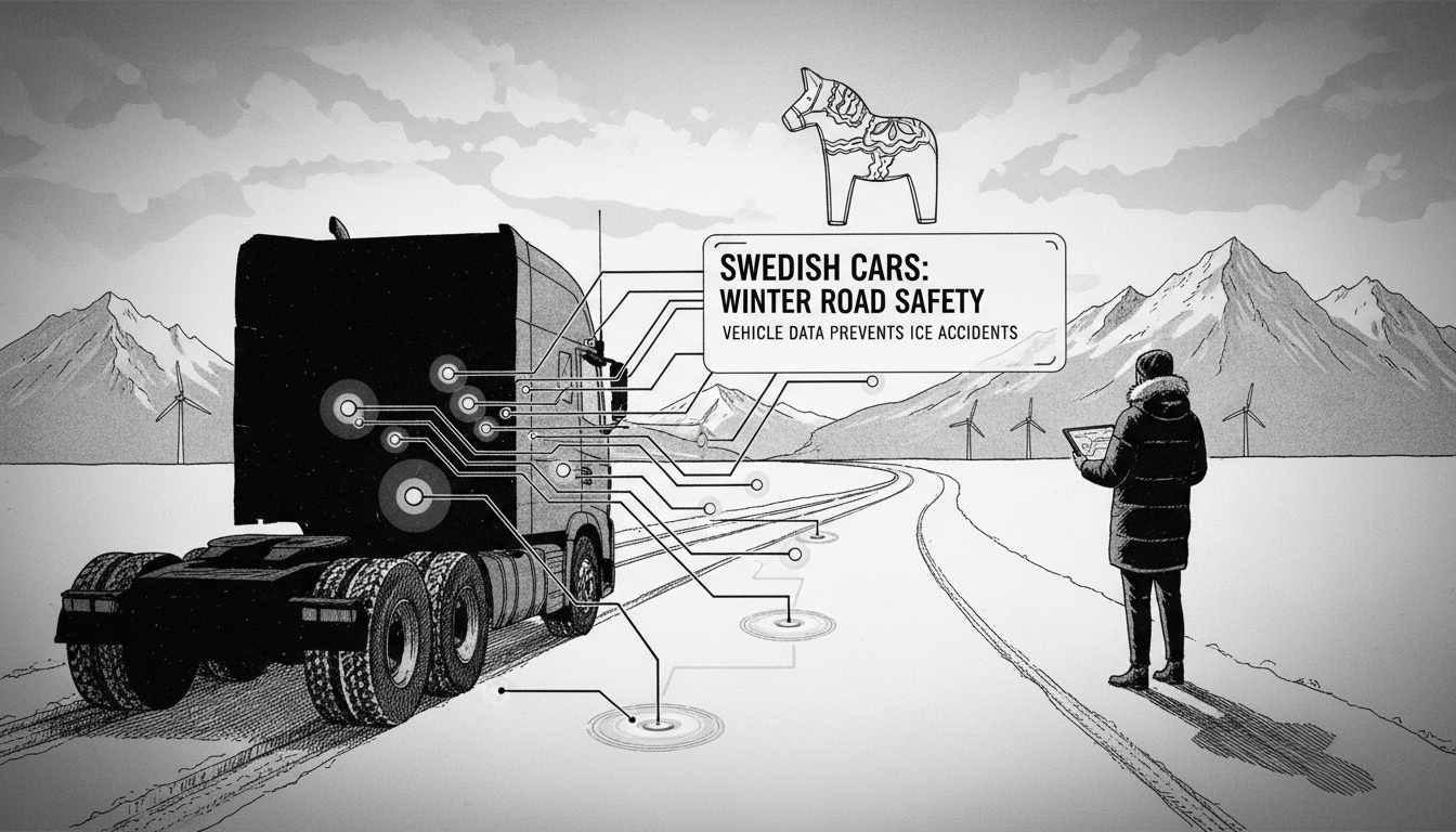 Swedish Cars Now Help Prevent Winter Road Accidents
