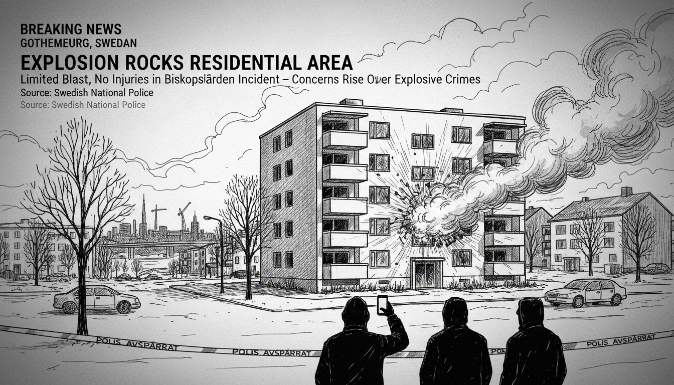 Explosion Reported in Gothenburg Residential Area