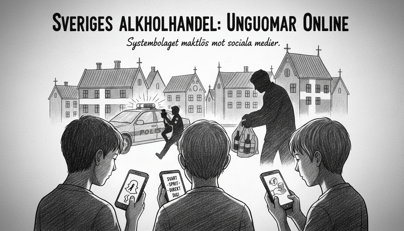 Sweden's illegal alcohol trade targets youth via social media