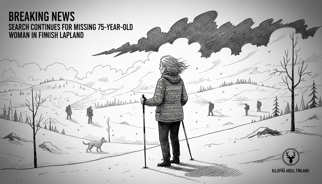 Search Continues for Missing 75-Year-Old Woman in Finnish Lapland