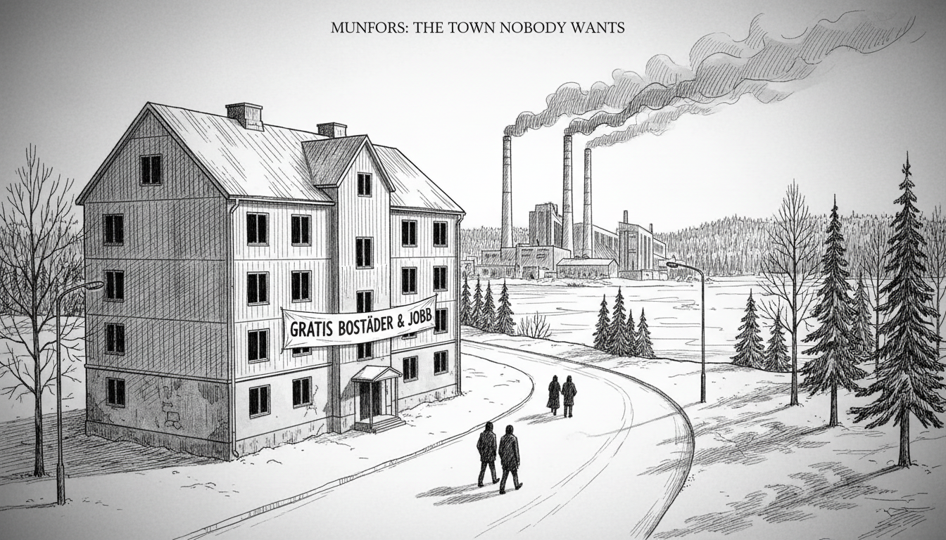 Free Homes and Jobs in Swedish Town That Nobody Wants
