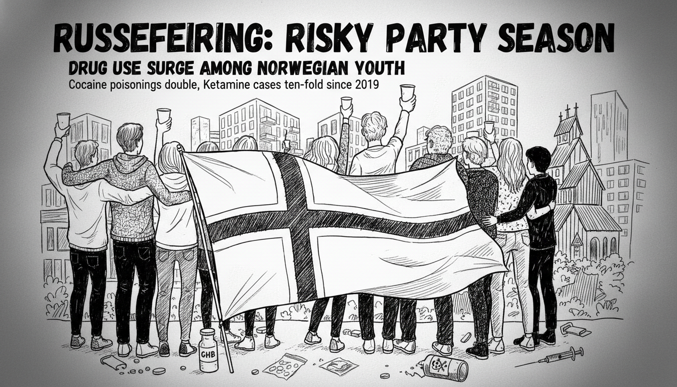 Drug Use Surges Among Norwegian Youth During Party Season