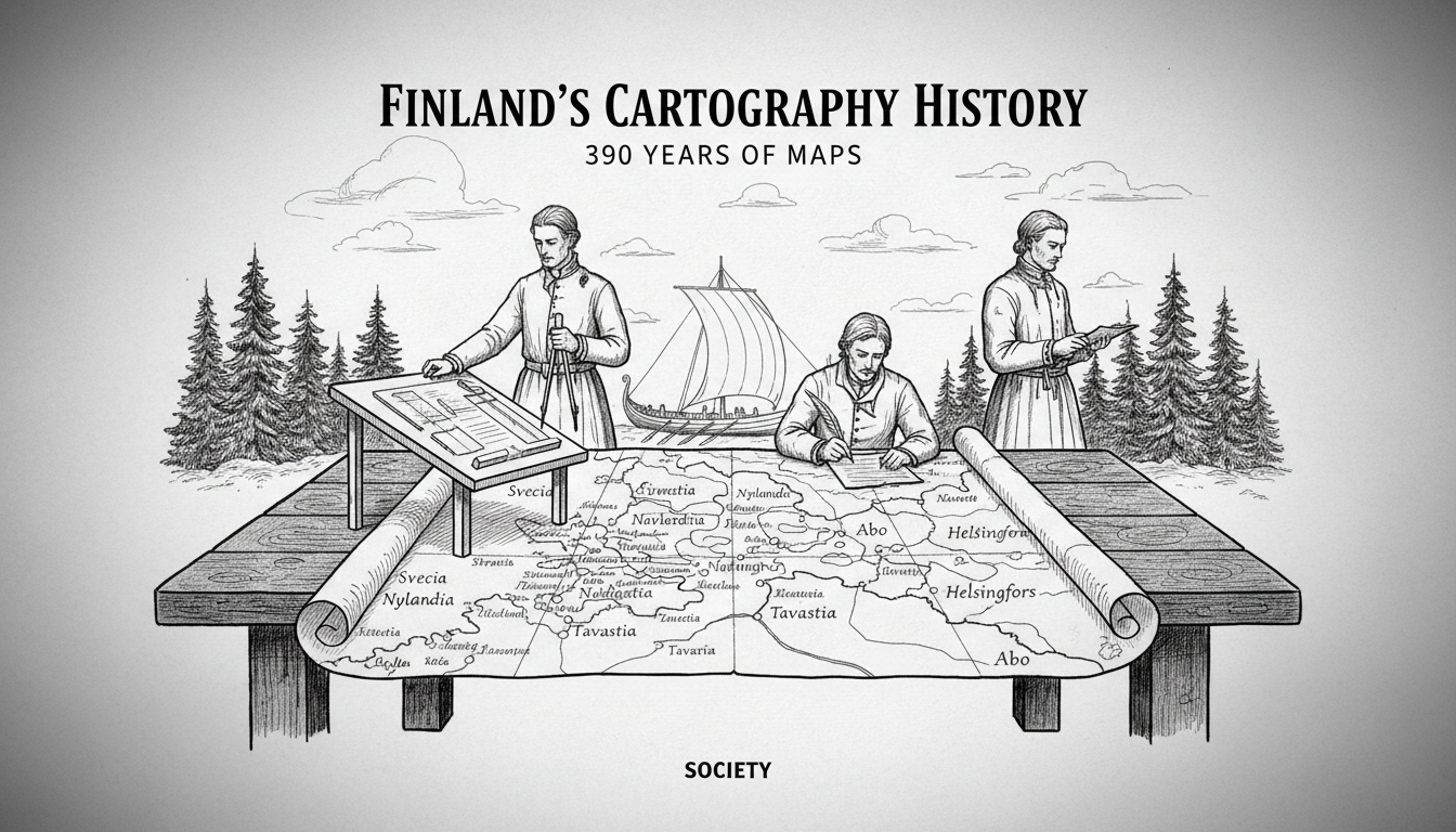 Finland's Cartography History: 390 Years of Maps