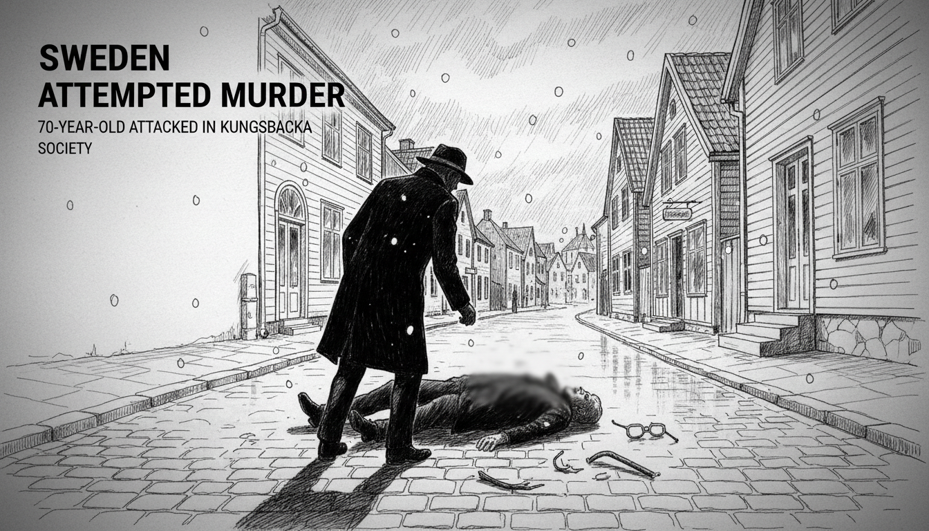 Sweden Attempted Murder: 70-Year-Old Attacked in Kungsbacka