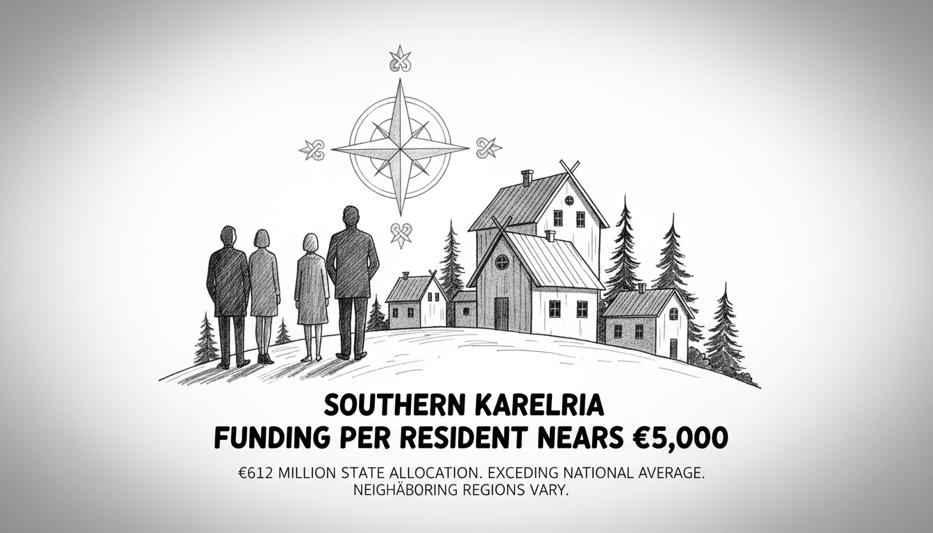 Southern Karelia Welfare Funding Per Resident Nears 5,000 Euros