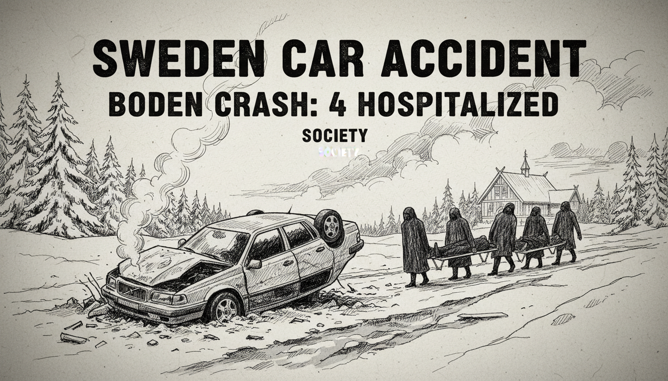 Sweden Car Accident: 4 Hospitalized After Boden Crash