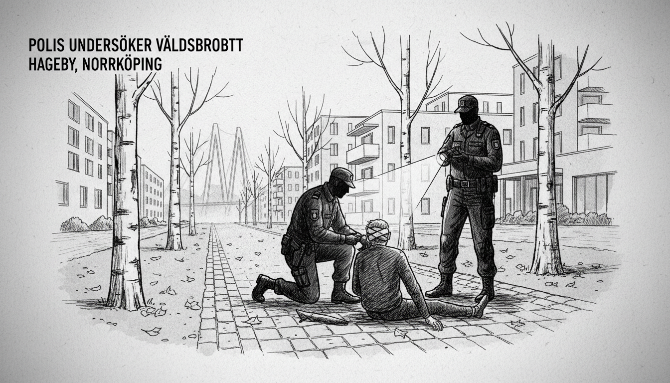 Police Investigate Violent Assault in Norrköping District