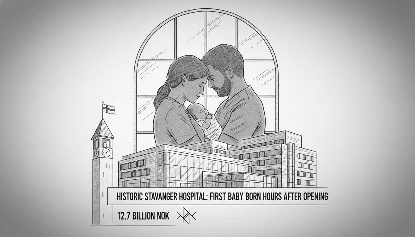 Historic Hospital Move in Stavanger Sees First Baby Born Just Hours After Opening