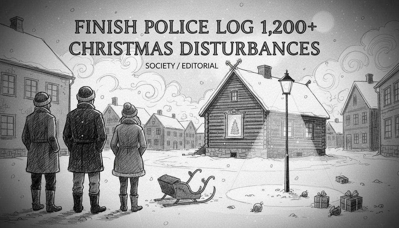 Finnish Police Log 1,200+ Christmas Disturbances