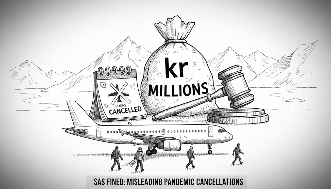 SAS fined millions for misleading customers during pandemic cancellations