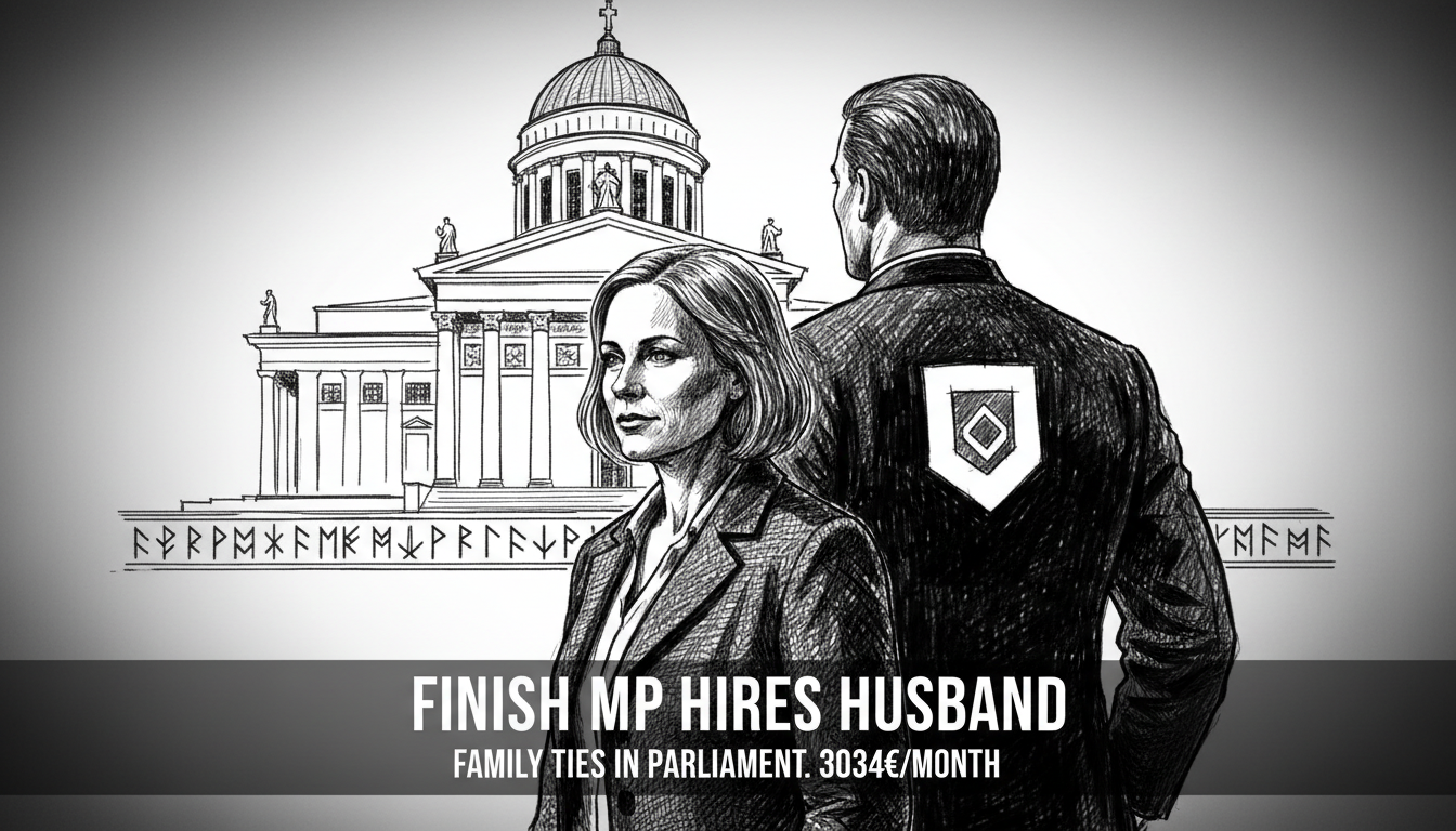 Finnish MP Hires Security Guard Husband as Parliamentary Assistant