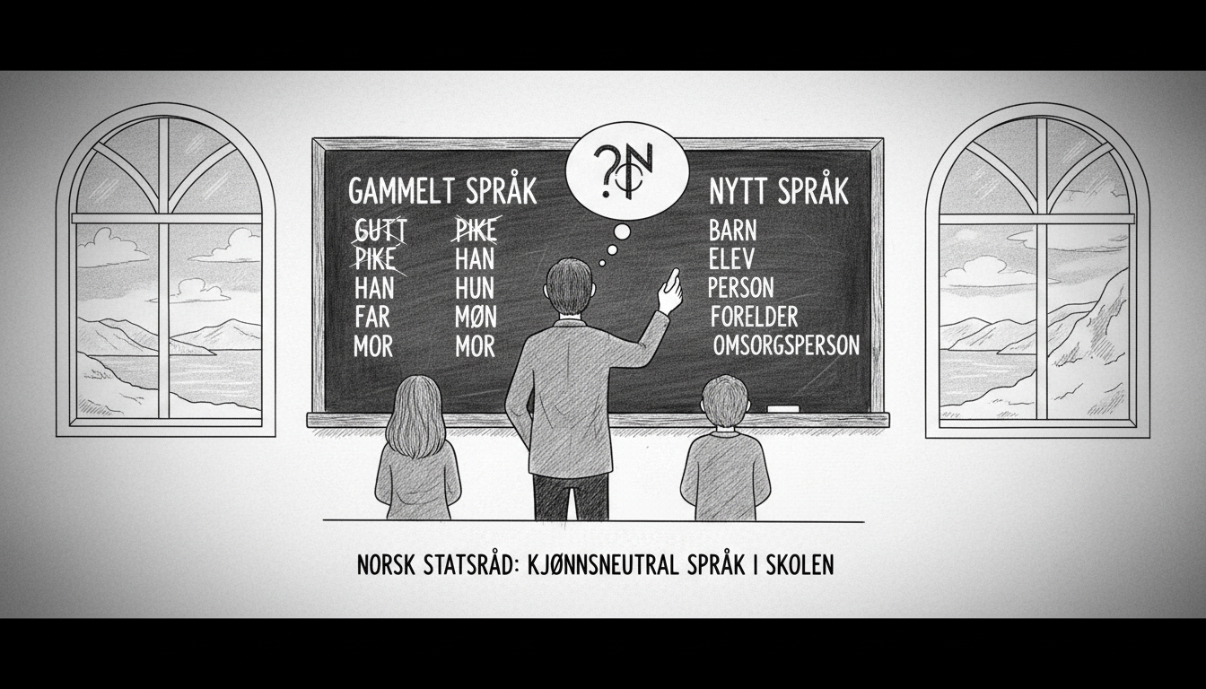 Norwegian State Advises Teachers on Gender-Neutral Language in Schools
