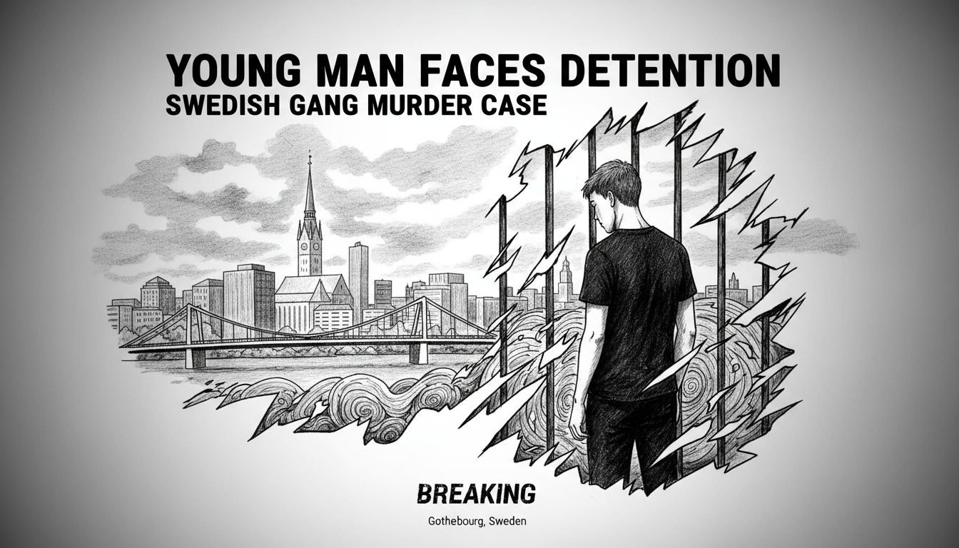 Young Man Faces Detention Request in Swedish Gang Murder Case