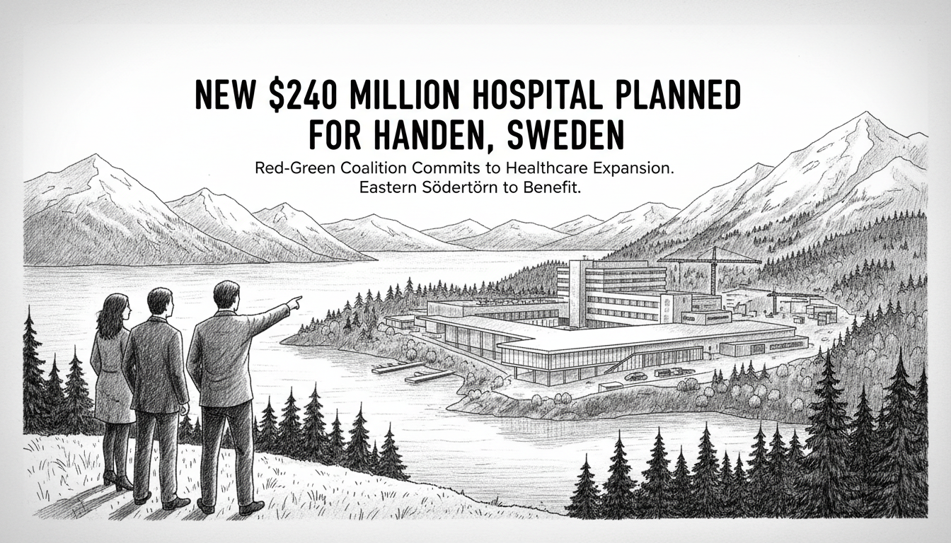 New $240 Million Hospital Planned for Handen, Sweden