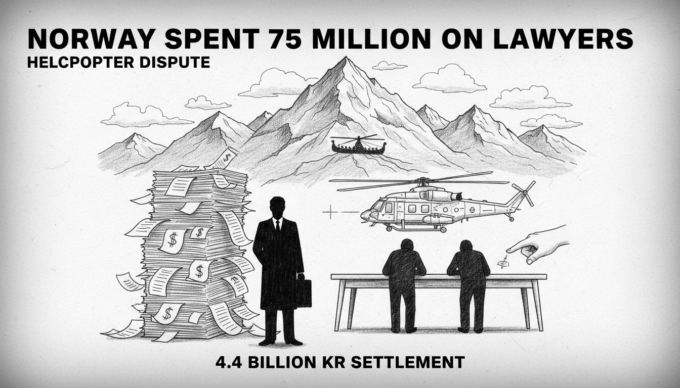 Norway Spent 75 Million on Lawyers in Helicopter Dispute