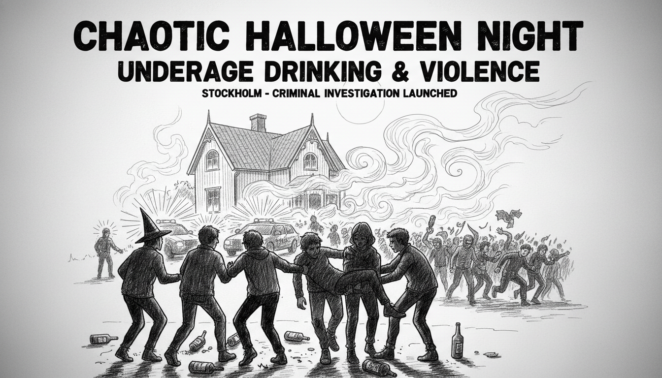 Chaotic Halloween Night Brings Underage Drinking and Violence