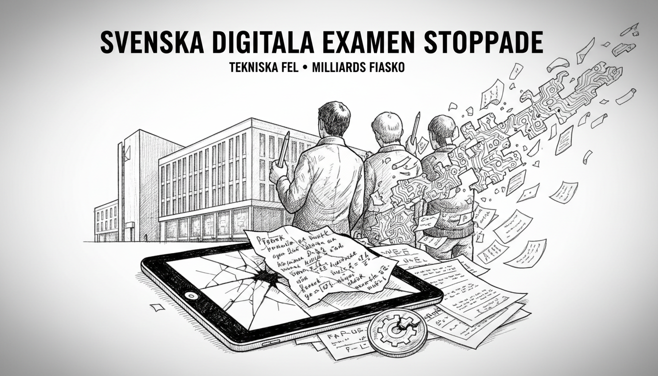 Swedish Government Halts Digital National Exams After Technical Failures