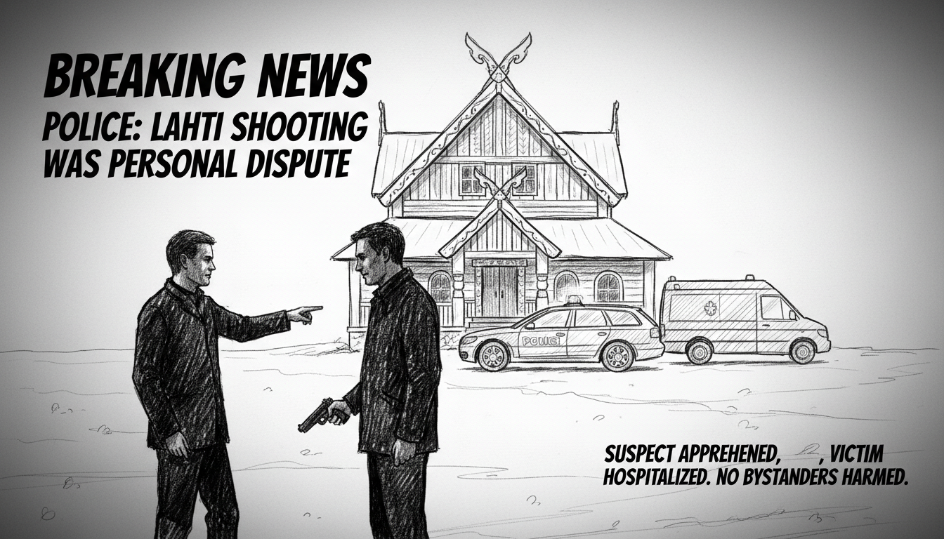 Police: Lahti Shooting Was Personal Dispute Between Two Men