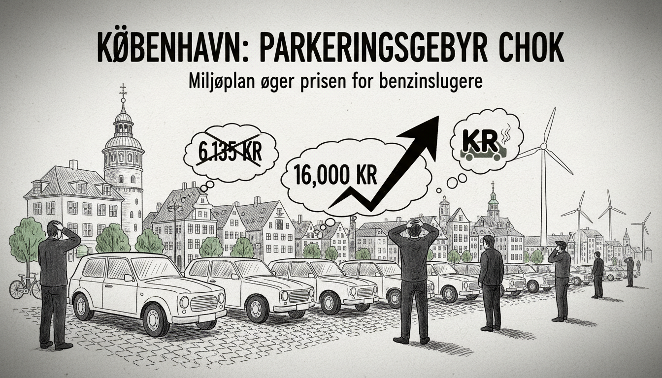 Copenhagen Proposes Dramatic Parking Fee Increases for Residents
