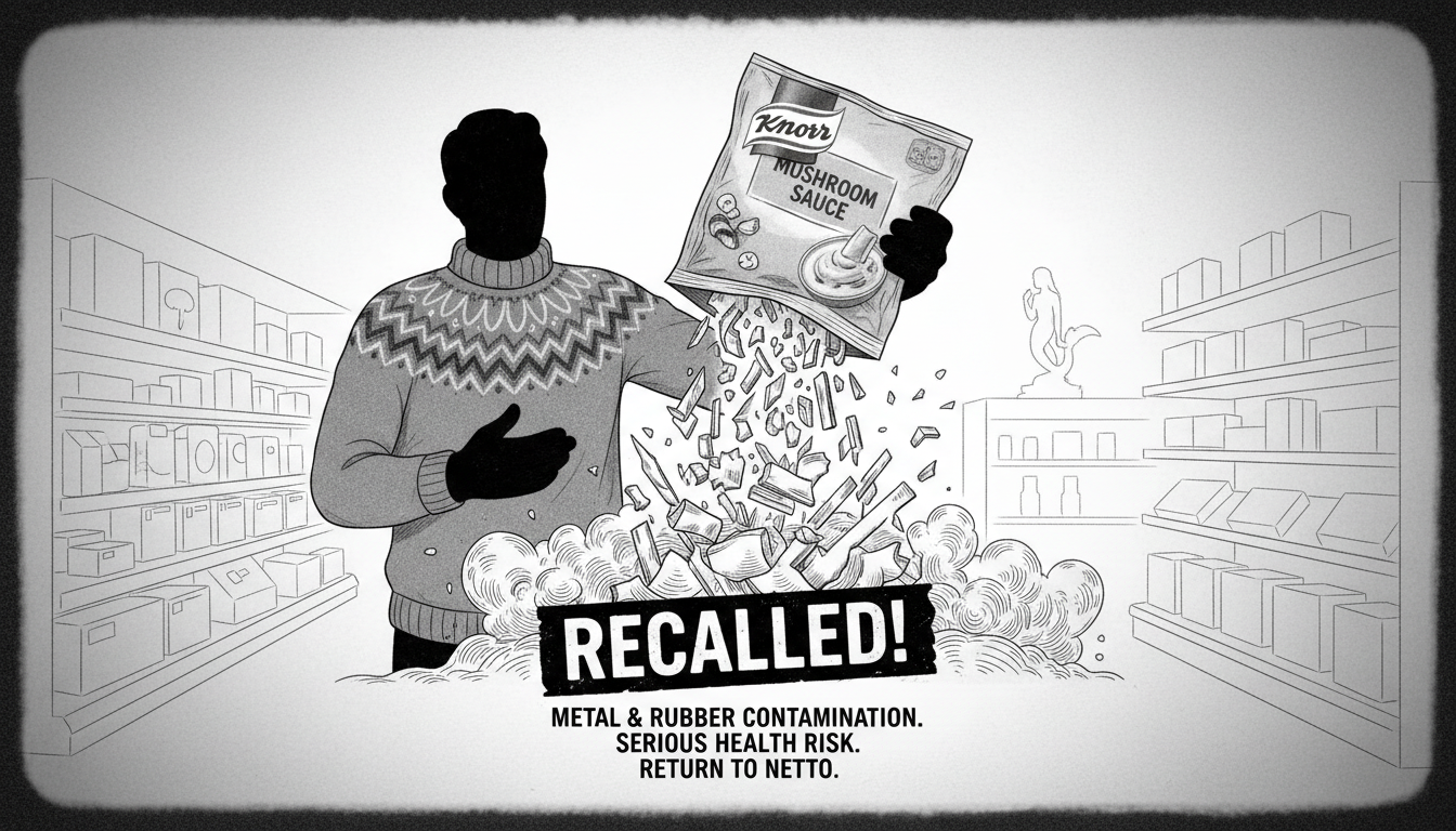 Knorr Mushroom Sauce Powder Recalled Over Metal and Rubber Contamination