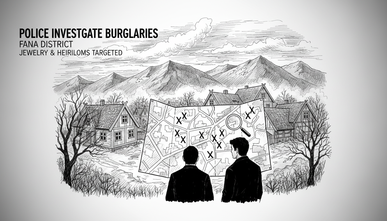 Police Investigate Series of Burglaries in Bergen's Fana District