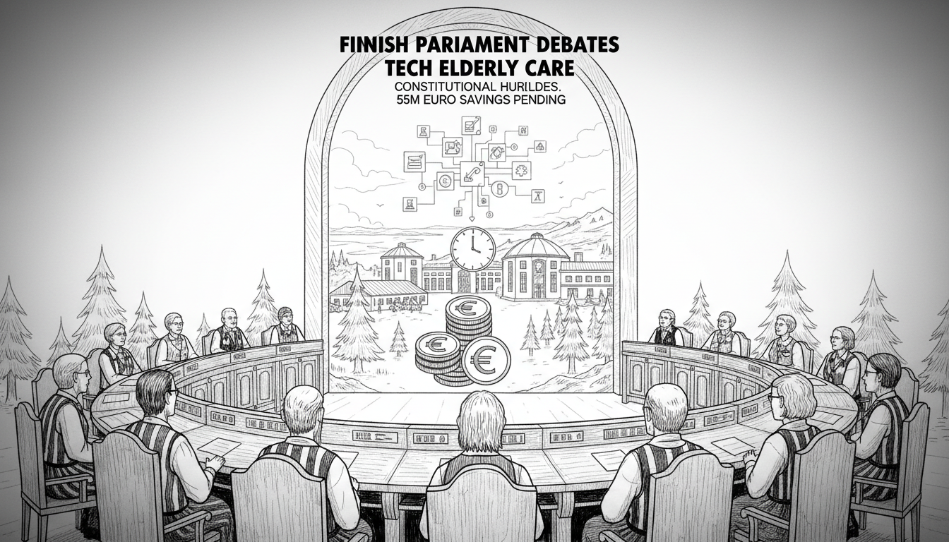 Finnish Parliament Debates Technology in Elderly Care, Bill Faces Constitutional Hurdles