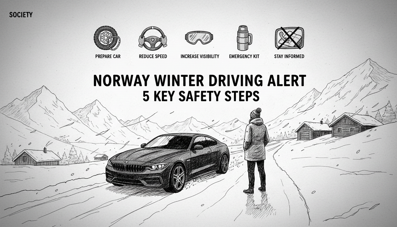 Norway Winter Driving Alert: 5 Key Safety Steps