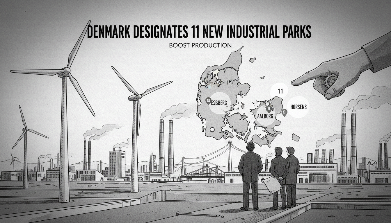 Denmark Designates 11 New Industrial Parks to Boost Production