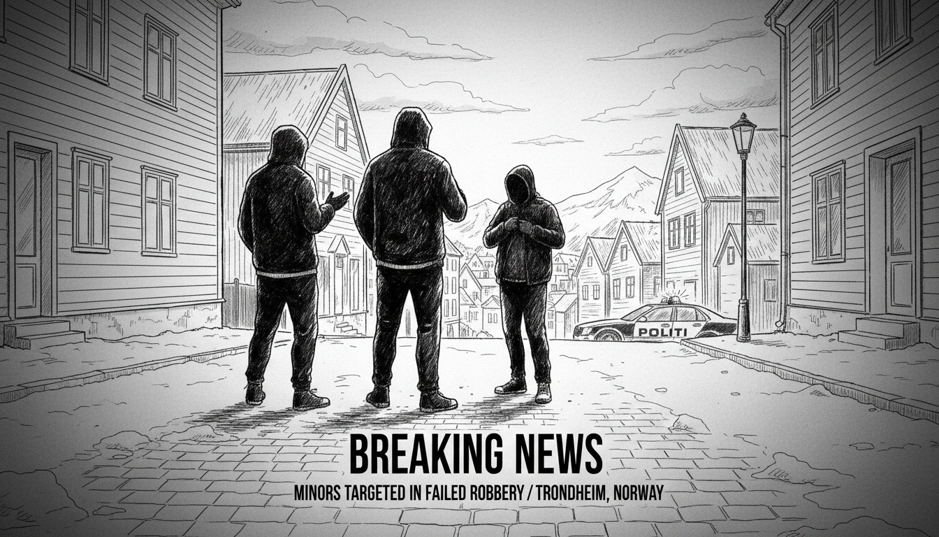 Minors Targeted in Failed Robbery Attempt in Trondheim
