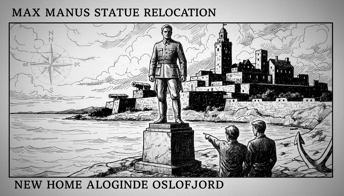 Controversial Max Manus Statue to Be Relocated from Akershus Fortress
